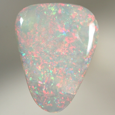 SOLID SEMI BLACK OPAL Bright red and orange colours 